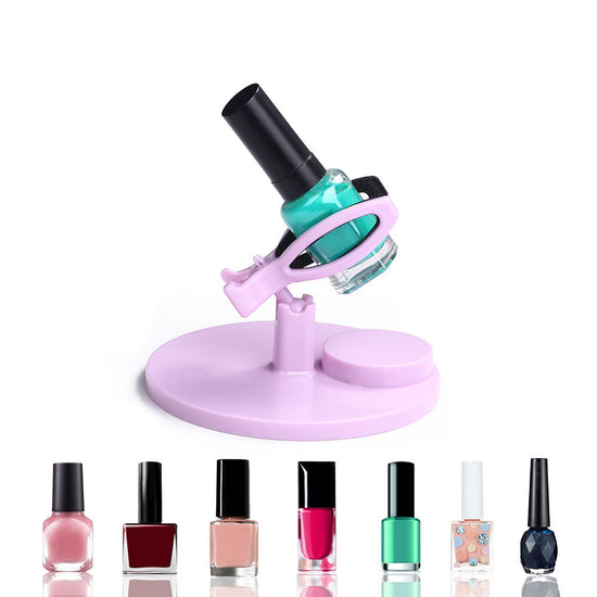 Adjustable Nail Polish Holder Stand – Anti-Spill Bottle Grip & Auxiliary Tool for Easy DIY Manicures