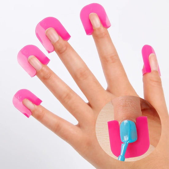 Nail Polish Guard Clips – Reusable Manicure Tool for Easy, Mess-Free DIY Nail Art