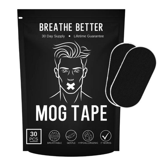 30-Pack Sleep Mouth Tape – Anti-Snoring Strips for Better Breathing, Deeper Sleep & Dry Mouth Relief