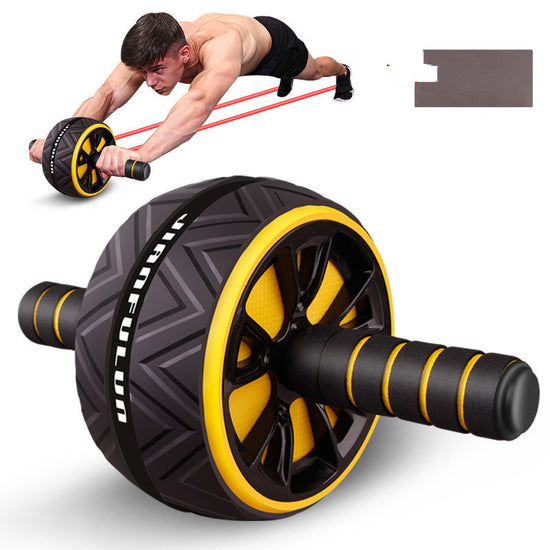 Ab Roller Wheel for Core Training – Quiet Abdominal Exercise Roller for Strength, Weight Loss & Home Workouts