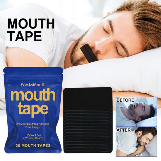 Breathable Mouth Tape for Sleeping – Anti-Snoring Strips for Nose Breathing, Better Sleep & Dry Mouth Relief